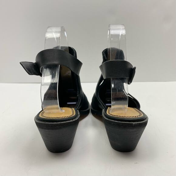 Splendid | Dasha NWOB Black Suede Leather Ankle Strap Booties - Picture 5 of 13